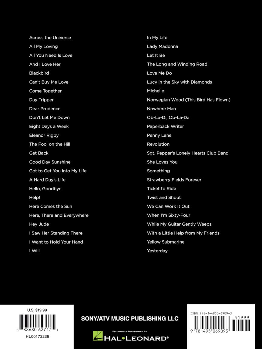First 50 Songs by The Beatles Easy Piano You Should Play on The Piano