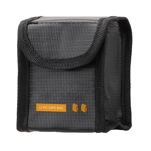 Borsa per batterie ignifuga protezione per al litio borsa di sicurezza per batteria resistente alle alte temperature per accessori per droni M Refer to description Unisex