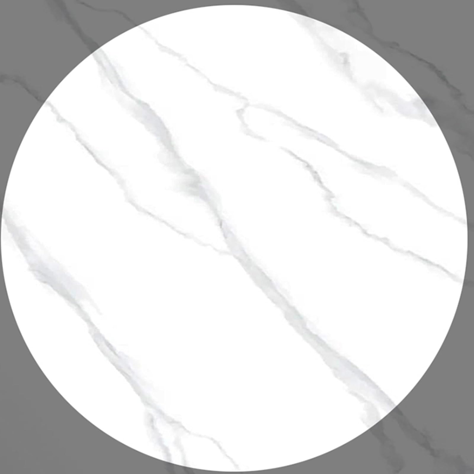 Slate Lazy Susan For Dining Table Marble Lazy Susan For Countertop Turntable Rotating Serving Plate (Patterns May Vary) (Color : A Light, Size : Ø 60cm/24in)