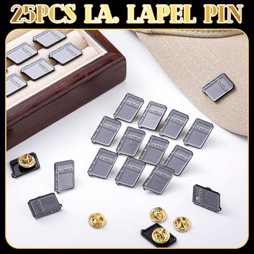 Image of Landical Christian Enamel Pin Back to School Gift Bulk, Holy Bible Scripture Square Lapel Pins for Suit Jacket Jesus Religious Party Supplies Women Men Badge Bagpacks