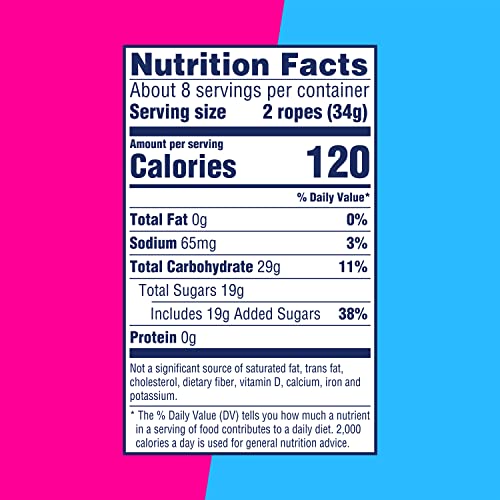 SweeTARTS Ropes, Candy, Twisted Rainbow Punch, Soft and Chewy, 9 oz (Pack of 3) - image 5