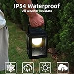 Outdoor Solar Table Lamp,Collasis 10 RGB Color Changing Lights,Portable Rechargeable Solar Lantern Waterproof, Touch Control Outdoor LED Lights Decorative for Patio Walking Reading Camping Bedside - Image 4