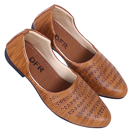 Image of DFR Men's Ethnic Juttis Mojaris & Casual Shoes Loafers