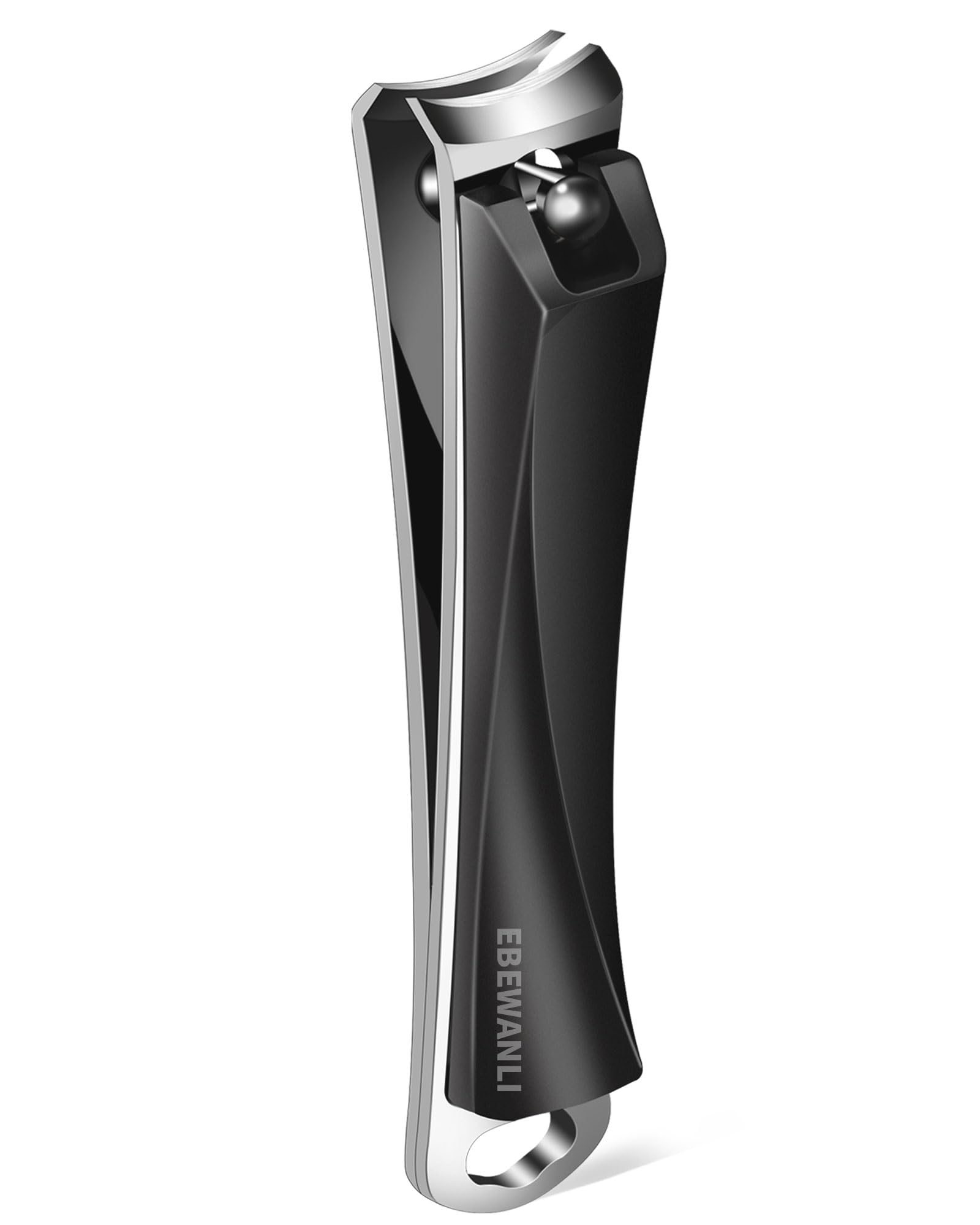 EBEWANLI Large Nail Clippers, 15mm Ultra Wide Toenail Clippers for Thick Toenails, Stainless Steel Fingernail Clipper Built in Nail File, Curved Blade Toe Nail Cutter Trimmer for Men or Women