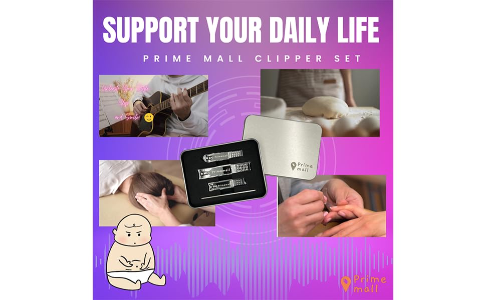 Maincure & Pedicure Nail Care Kit- Professional Stainless Steel Toenail Nail Clipper And Nail File 4 Pcs Set With Case For Women Men Adult Gift Set Prime Mall - Image 7