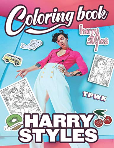 Harry Styles Coloring Book: 25 Awesome Designs Of Harry Styles - Famous Singer Adult Coloring Books For Fans Harry Styles Coloring Book: 25 Awesome Designs Of Harry Styles - Famous Singer Adult Coloring Books For Fans