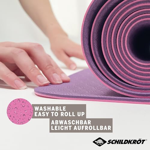 Esterilla de yoga Schildkröt 4mm bicolor: esterilla para ejercicios con funda 5