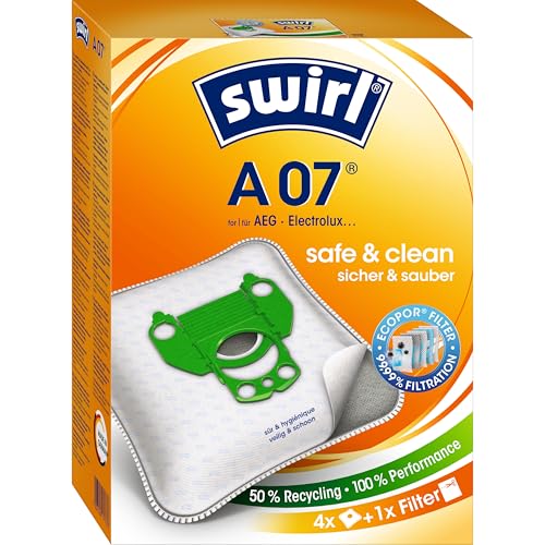 Swirl AEG A07 VE Sac d'Aspirateur 5 Unités