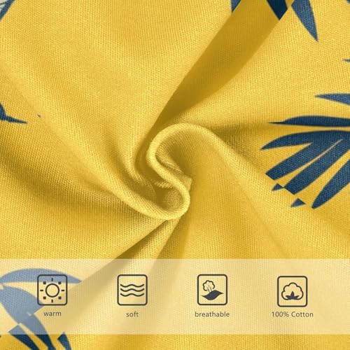 KLL Bees on Yellow Boys Toddler Soft Underwear Briefs Breathable Children Panties3