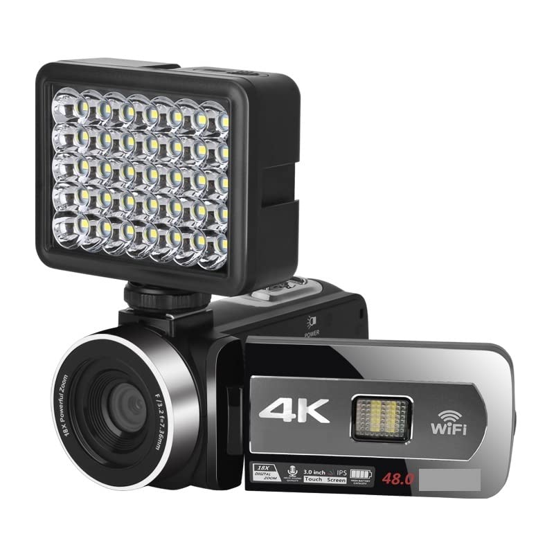 Caméscope vidéo 4K pour diffusion en direct streaming de vos sessions vlog