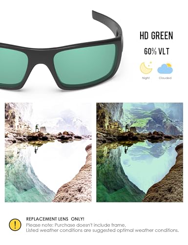 Image of BLAZERBUCK Anti-salt Polarized Replacement Lenses for Oakley Crankshaft OO9239 Sunglass
