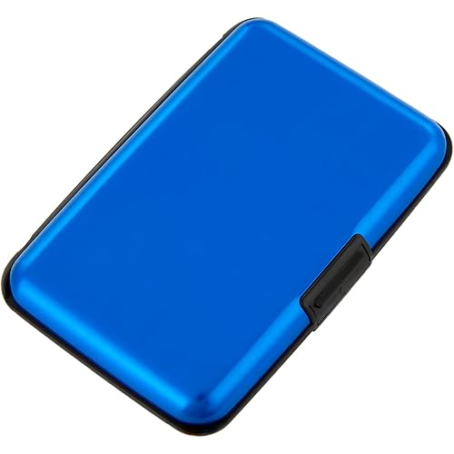 Credit Card Holder Small RFID Blocking Wallet Business Metal Slim Mini Aluminum Hard Case for Women Men