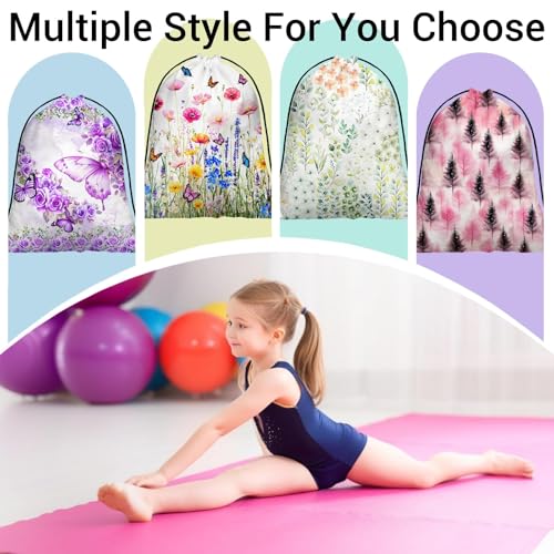 Image of Wildflower Gymnastics Grip Bag Drawstring Small Drawstring Bags for Gym