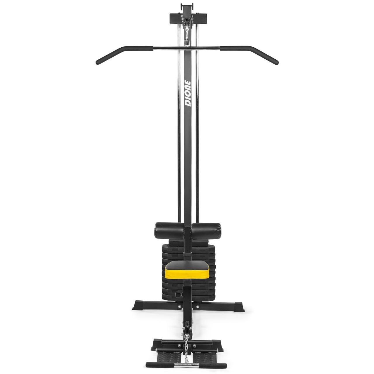 Dione LT60 - Torre de poleas para Entrenamiento (Peso de 50 kg - Ampliable hasta 90 kg), estación de Fitness, Homegym