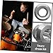 NULYLU Drum Air Vent for Snare Drum Precision-made Metal Screw Perfect Fit for Percussion Instruments