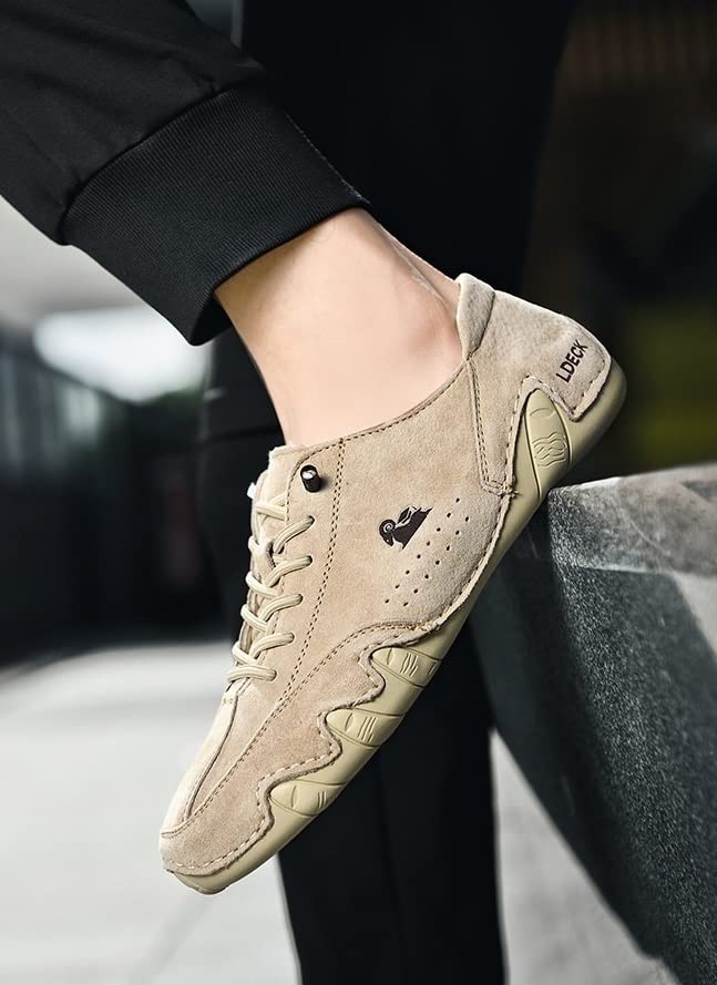 Tzsaixeh Hiking Shoes Men's Fashion Sneakers Casual Running Shoes Slip-on Chukka Boots Men's Hiking Boots3