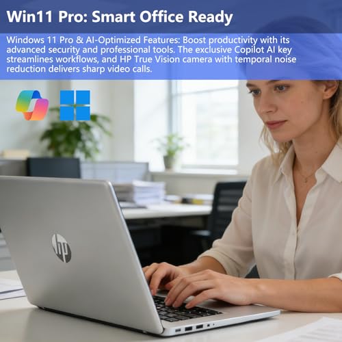 Image of HP 17 Touch Screen Laptop, 17.3 inch HD+, 8GB RAM, 256GB SSD, AMD Ryzen 5 Processor(Beats i7-1165G7, Up to 4.3GHz), Lifetime MS Office + Windows 11 Pro, Alpacatec Accessories, Silver