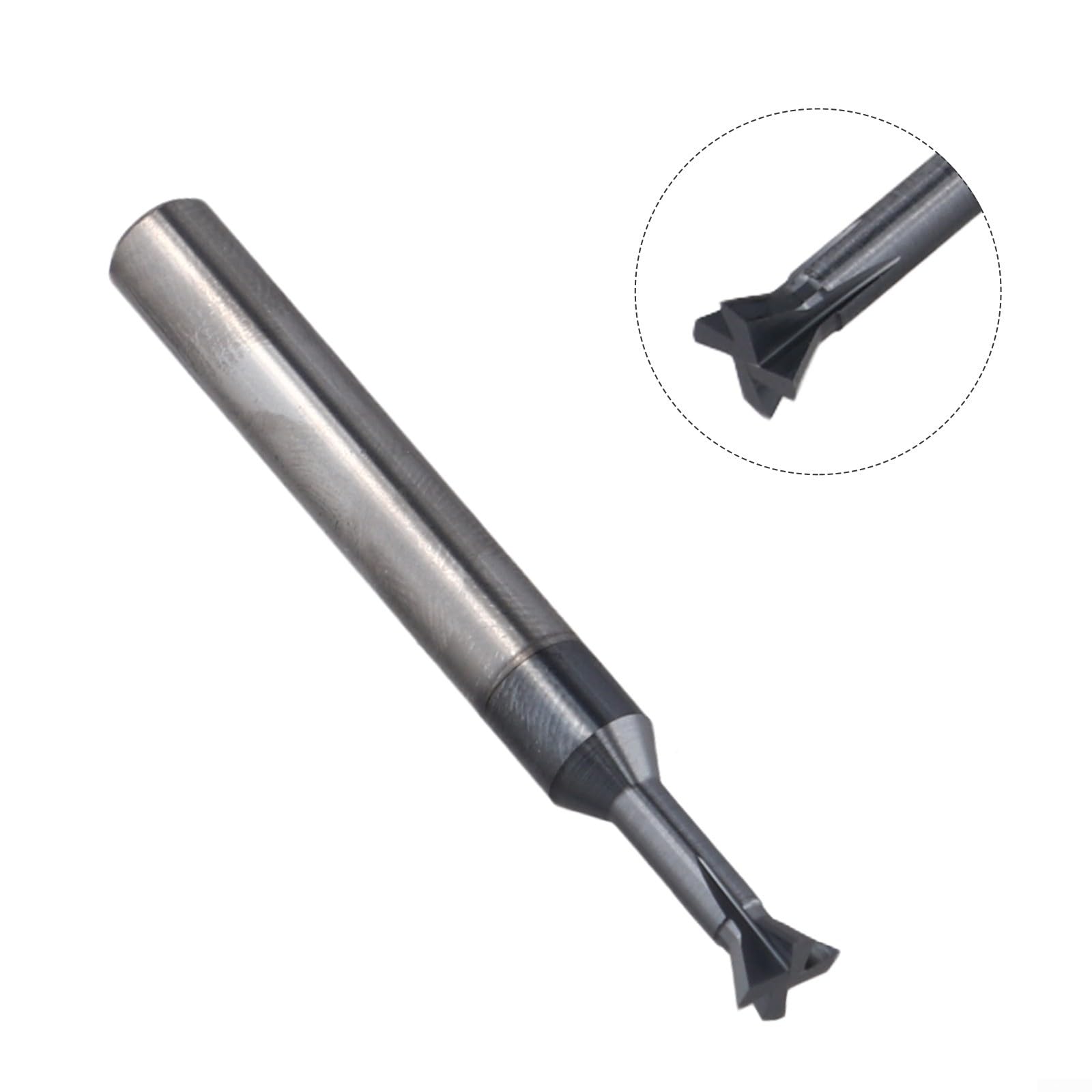 60° Schwalbenschwanzfräser 6MM CNC Schaftfräser Metallfräser Hartmetall Dovetail Cutter