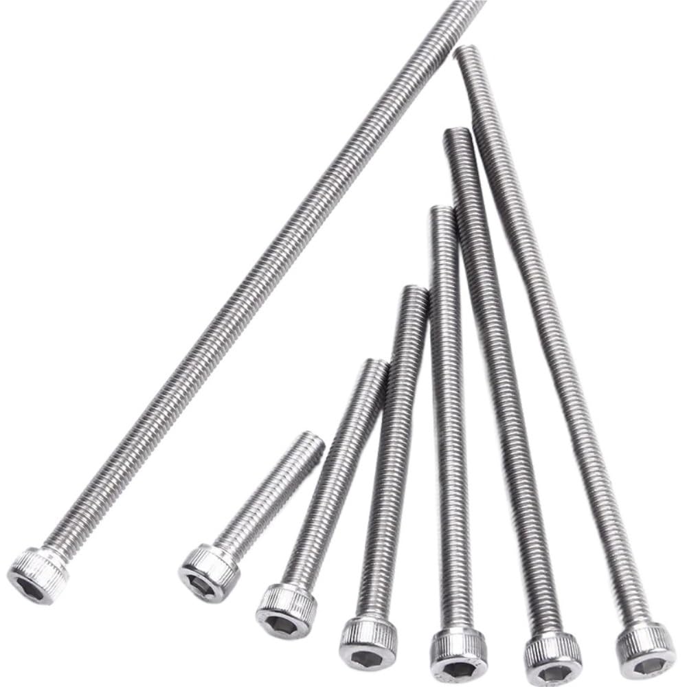 M3 M4 M5 M6 M8 M10 L 50-200mm In Acciaio Inox 304 Dente Pieno Testa Tazza Vite A Esagono Incassato Estesa 1-10 Pz(60mm 10pcs,M10)