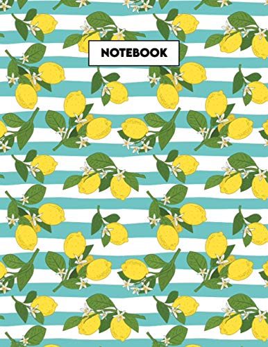 Lemon Notebook: 8.5 x 11 Journal for Writing 120 Lined Pages