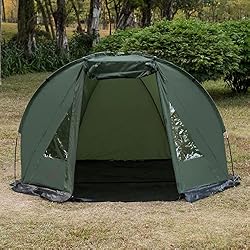 Magic3org Tenda da Campeggio per la Pesca da 1 a 2 Persone Ultra Leggera Facile da Montare Tenda da Bivacco Impermeabile Ventilata per Picnic Escursionismo Pesca in 4 Stagioni con Borsa di Trasporto