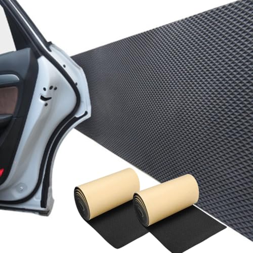 Akaaka カーポート サイドパネル ドアガード 車用 駐車場 クッション 傷防止 車庫 壁保護 ブラック (2000×200×4o, 1, 枚)