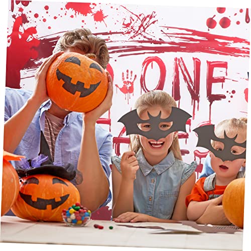 Gatuida 5 Unidades Do Dia Das Bruxas Ninguém Sai Adereços Da Cabine De Fotos Suporte De Cortina De S