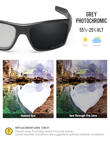 Image of BLAZERBUCK Anti-salt Polarized Replacement Lenses for Oakley Turbine OO9263 Sunglass