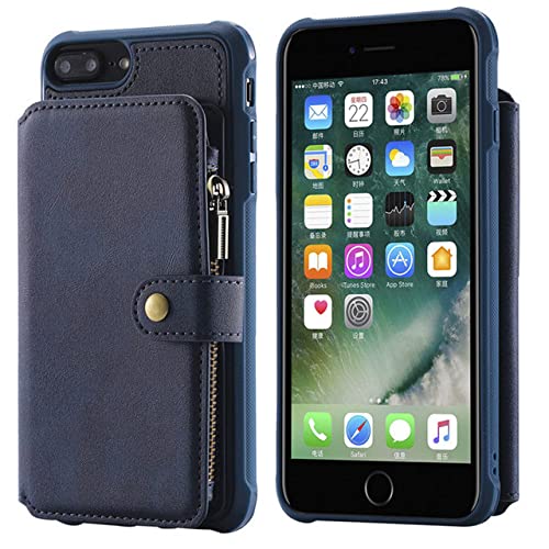 Étui en cuir pour téléphone à rabat iPhone XS et 7 Plus, parfait pour voyager léger