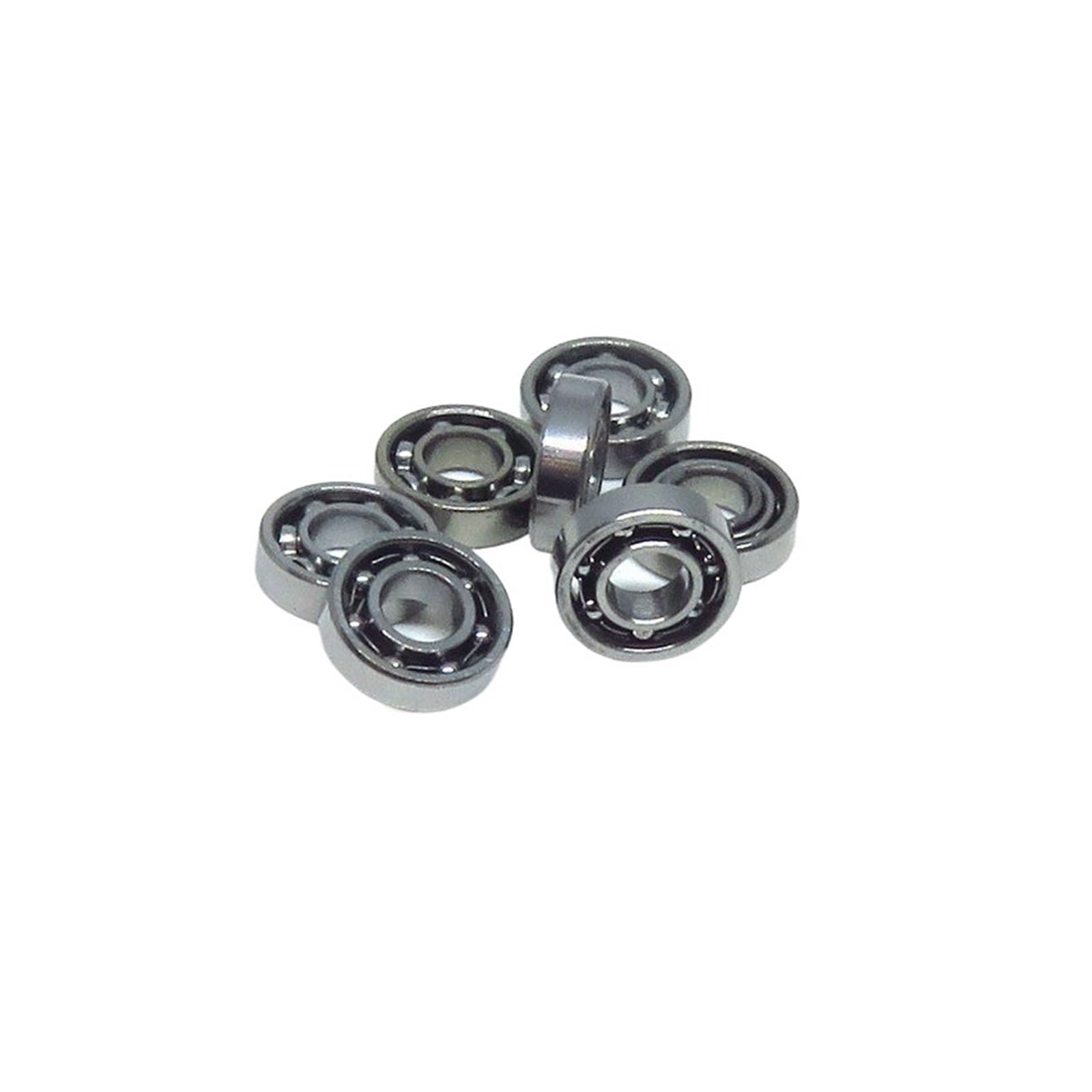 YIVELYYZG 10 Pieces 683 K 3x7x2 mm Open unsealed Miniature Bearings & 2RS ​​683RS 3x7x3 deep Groove Ball 681 682 684 686 687 688 Z RS(686-ZZ 6x13x5mm)