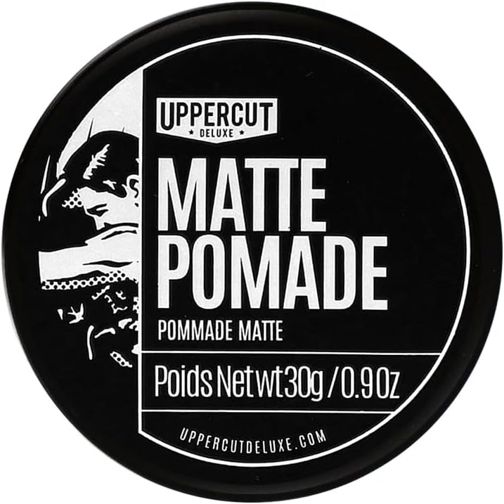 Uppercut Deluxe Matte Pomade Midi, Medium Hold & No Shine, For Timeless & Classic Looks, Suitable For All Hair Lengths & Types, 30g