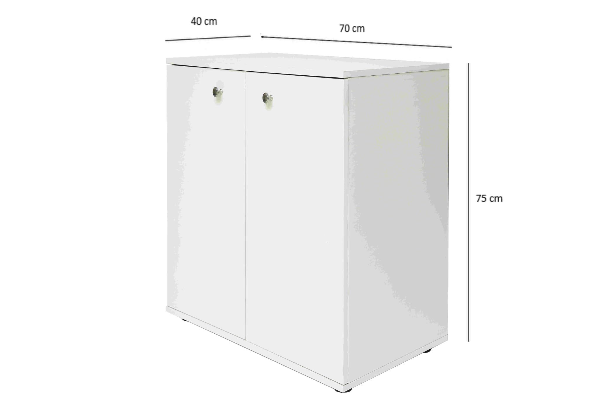 Vandol Mini - Archivador (74 cm), color blanco