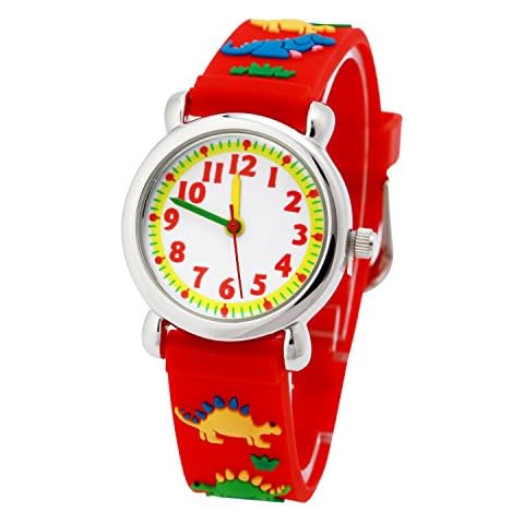 Reloj de pulsera resistente al agua con dibujos animados en 3D Cover