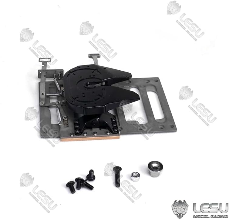 Lesu Metal Movable Fifth Wheel Traction 1/14 Rc for Tamiyay Tractor Truck Trailer