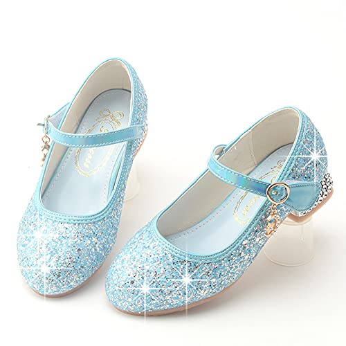 Little Girls Glitter Mary Jane Ballerina Low Heel Princess Wedding Party Dress Pump Shoes for Kids Flower Girls4