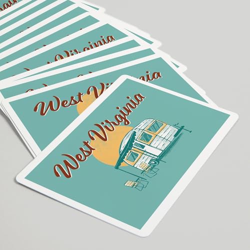 Baraja Vintage West Virginia 52 Cartas Póker miniatura 5