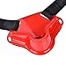 Fishing Rod Holder Belt, Boat Rock Adjustable Waist Fighting Belt Fishing Pole Belt with Carabiner(Red) Leather Fish Fighting Belt Fighting Belt Fishing Saltwater