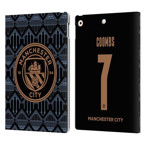 Étui portefeuille iPad 10.2 antichoc Manchester City en cuir