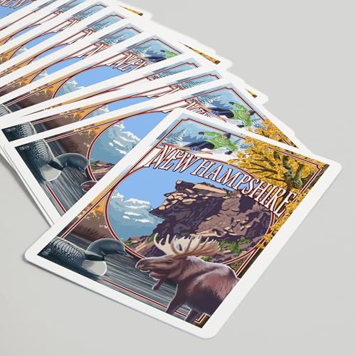 Baraja de póker Lantern Press, 52 cartas tamaño póker miniatura 5