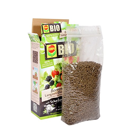 Compo BIO Beeren Langzeit-Dünger für alle Beerenpflanzen, Kern- und Steinobst, 5 Monate Langzeitwirkung, 2 kg - Image 6