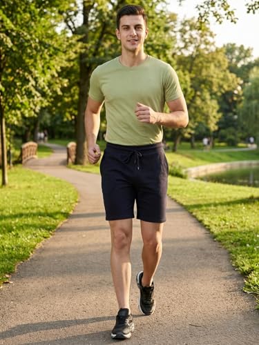 Image of Lux Cozi Men's Cotton Regular Fit Solid Shorts with Side Pockets | Shorts for Men | Pack of 1