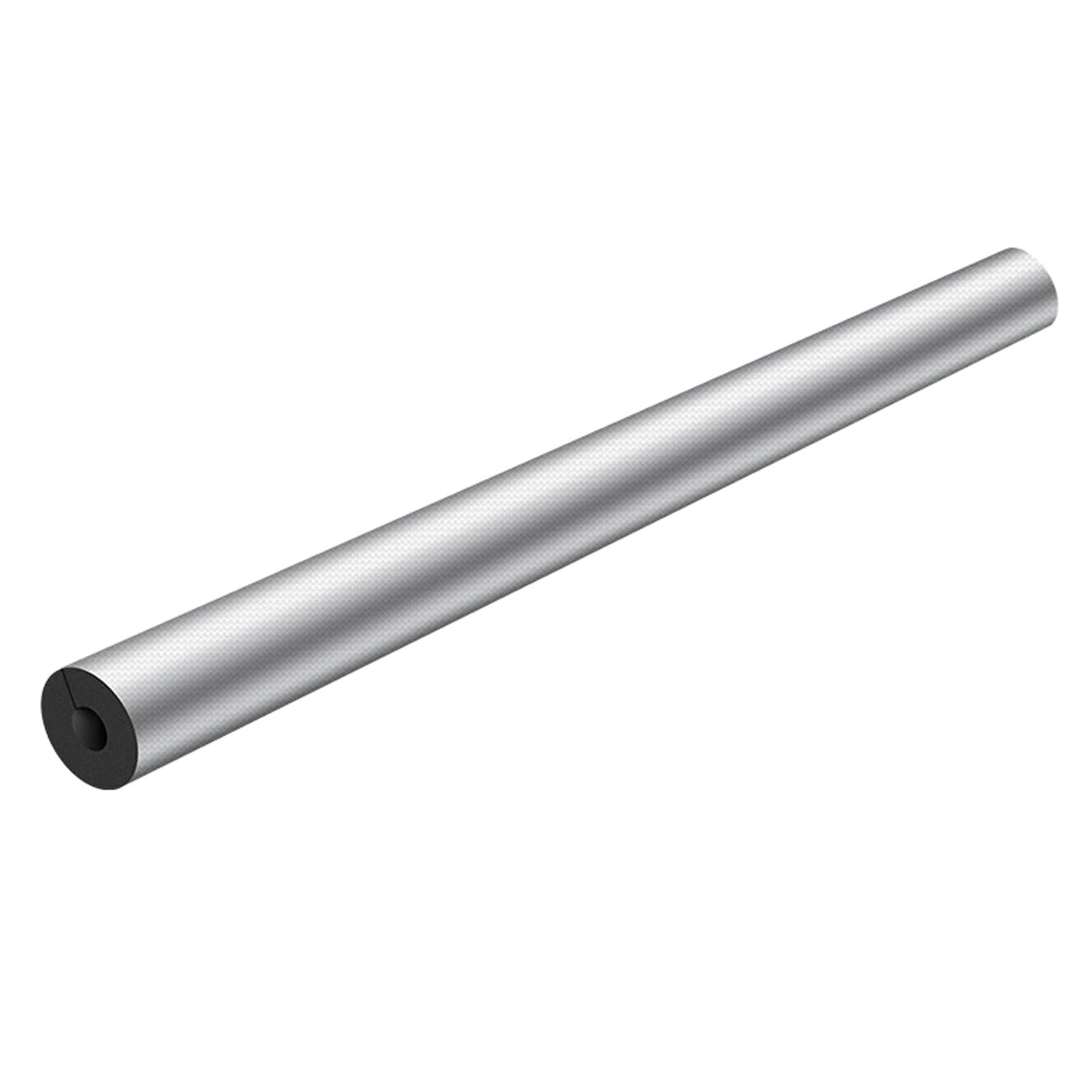 Tubo de Aislamiento de Tubería con Superficie de Papel de Aluminio, Tubo de Espuma Anticongelante, Aislamiento de Goma para Tuberías de Fontanería Interior y Exterior(89mm(3-1/2"))