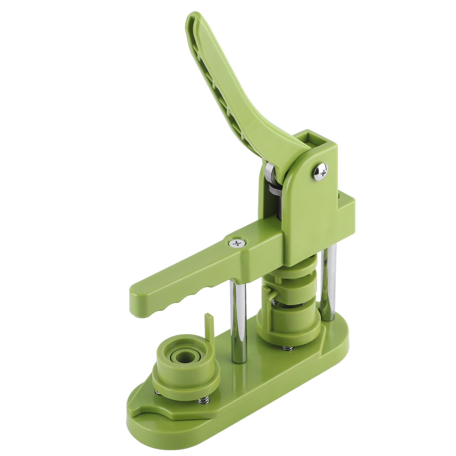 Macchina per Creare Bottoni, Kit Macchina per Creare Spilli in ABS con Parti da 100 Pezzi, Libro con Modelli, Taglierina di Carta, Impugnatura Ergonomica, per Lavoretti con Badge Fai da Te