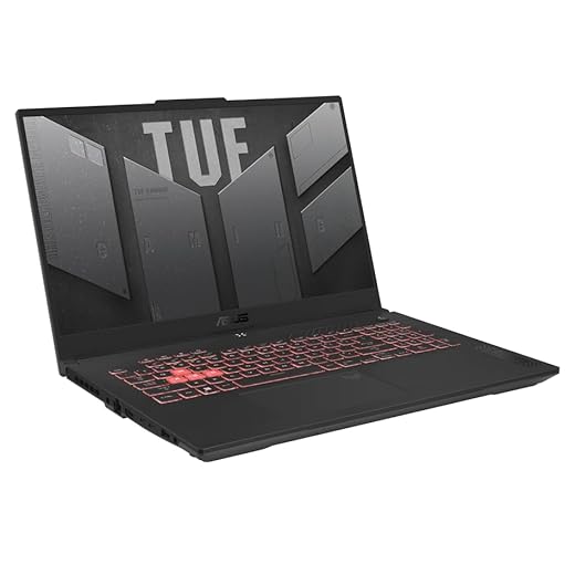 ASUS TUF Gaming A17 (2023) Gaming Laptop, 17.3” FHD 144Hz Display, GeForce RTX 4050, AMD Ryzen 9 7940HS, 16GB DDR5, 1TB PCIe 4.0 SSD, Wi-Fi 6, Windows 11, FA707XU-EH94