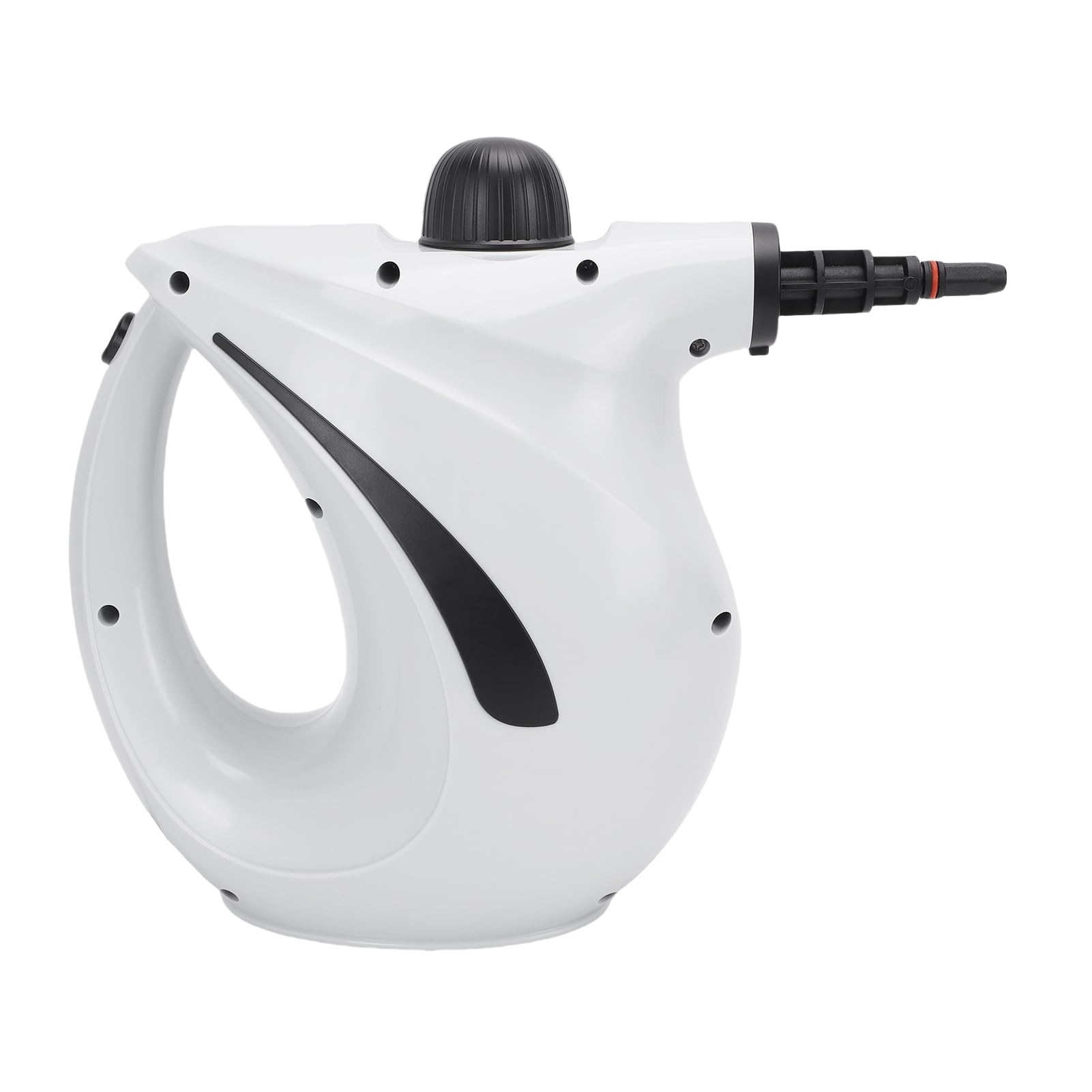 AMONIDA Limpiador a Portátil, 1200 W, Calentamiento Rápido en 20 Segundos, 700 Ml, 221 F, Vaporizador Portátil Multisuperficie, Esterilización Efectiva, 2 Velocidades Ajustables, con 7 Accesorios,