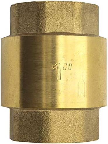 SHYNE Premium 1 calowy zawór zwrotny wykonany z wysokiej jakości mosiądzu, wytrzymały, odporny na rdzę i wodoodporny do pomp, fontann, pralek, ogrodów, deszczowni, beczek