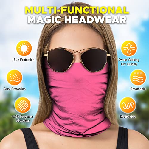 Image of JOEYOUNG Headwear, Bandana, Neck Gaiter Head Wrap Headband Balaclava Magic Scarf