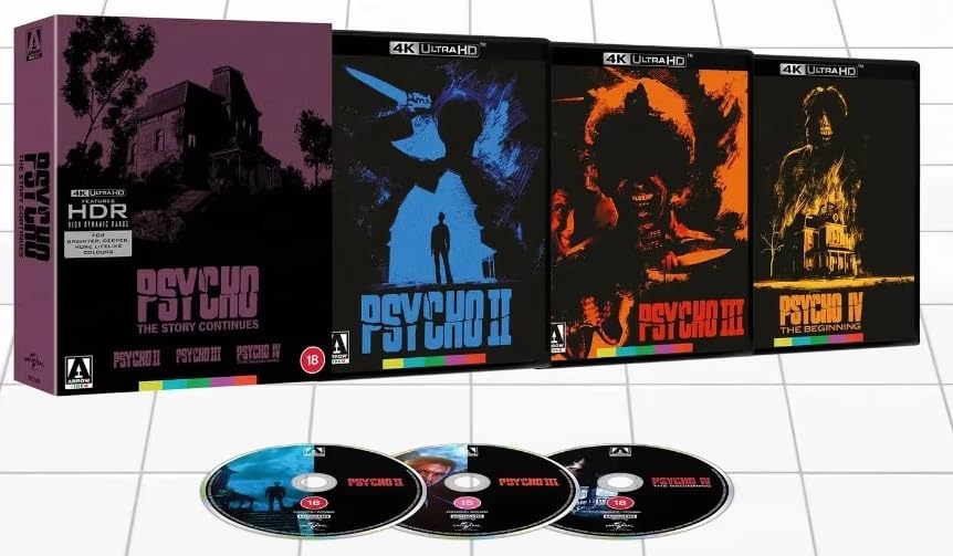 Image of Psycho: The Story Continues Film Collection [4K + Blu-ray, Limited Edition]
