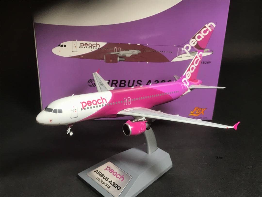 航空機・ヘリコプター Jfox 1/200 Peach Aviation A320neo JA206P Peach A320 1/200 JFOX MODELS, Aircraft - Amazon Canada