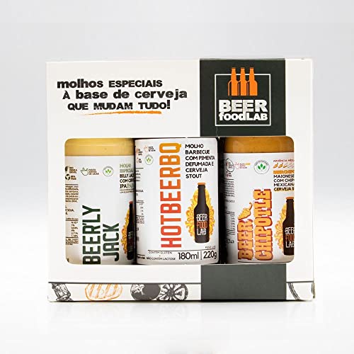 Kit de 6 Molhos Especiais a base de Cerveja para Sanduiche 3 519tC9W21nL